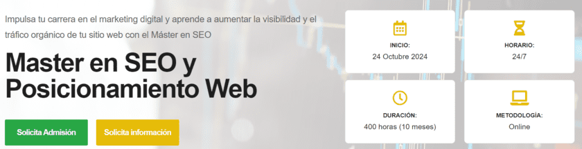 máster de SEO de IEBS