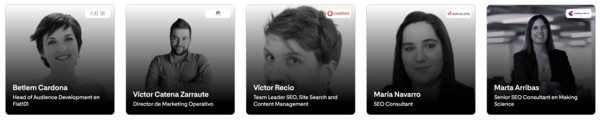 algunos profesores del master de seo y sem de dks